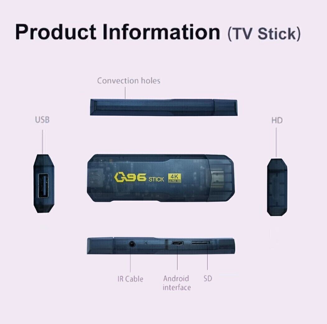 Stick TV Telecomando WiFi TV Android Mini Box 4K - immagine 4